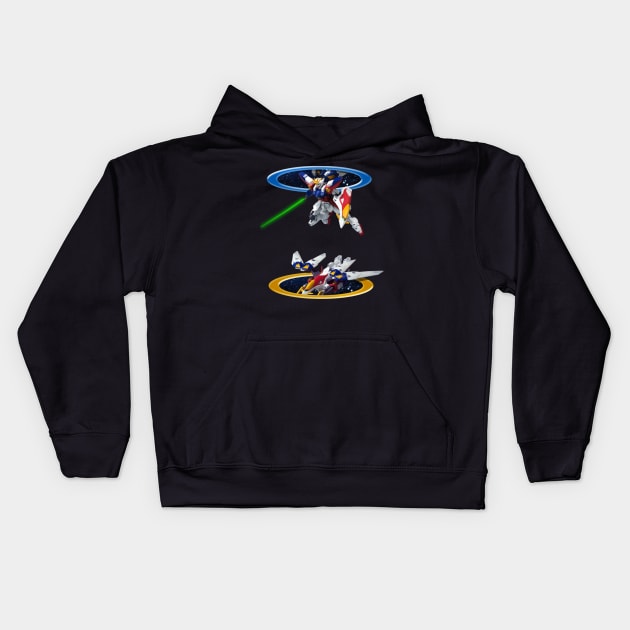 Gundam Portal Kids Hoodie by Markusian